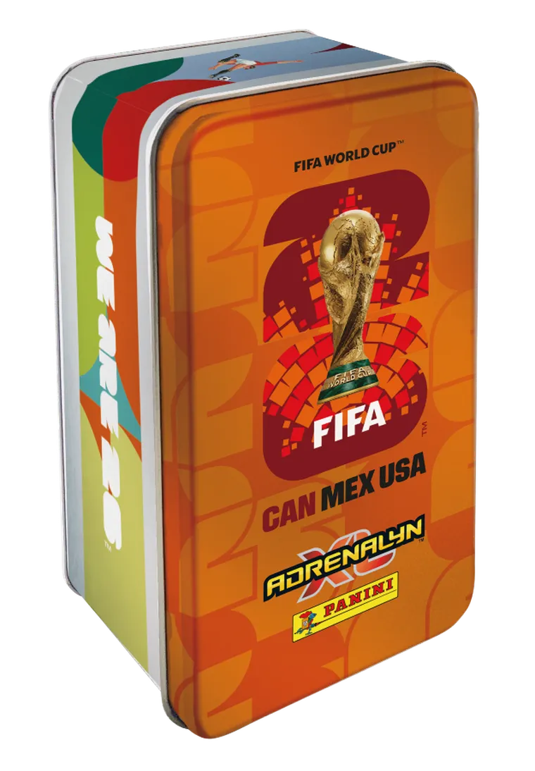 Panini, FIFA World Cup, Adrenalyn XL 2026, puszka z kartami kolekcjonerskimi, 1 szt.