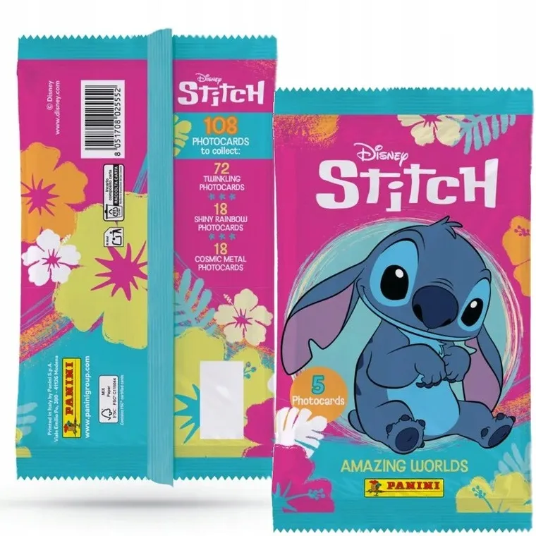 Panini, Lilo i Stitch, fotokarty kolekcjonerskie w saszetce, 1 szt.
