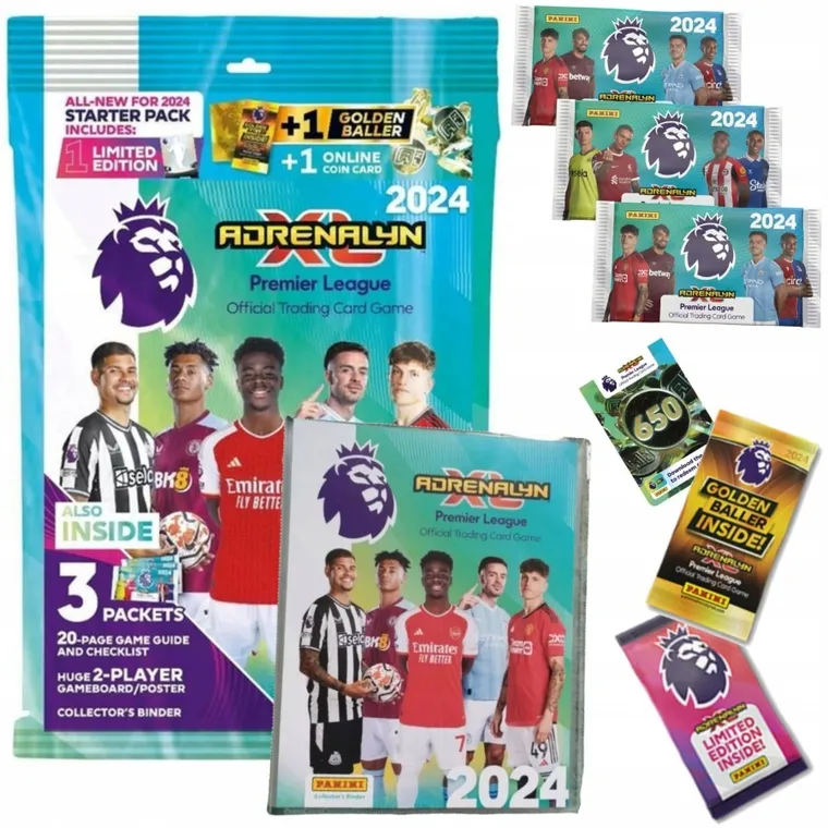 Panini, Premier League 2024, Starter Set, zestaw startowy