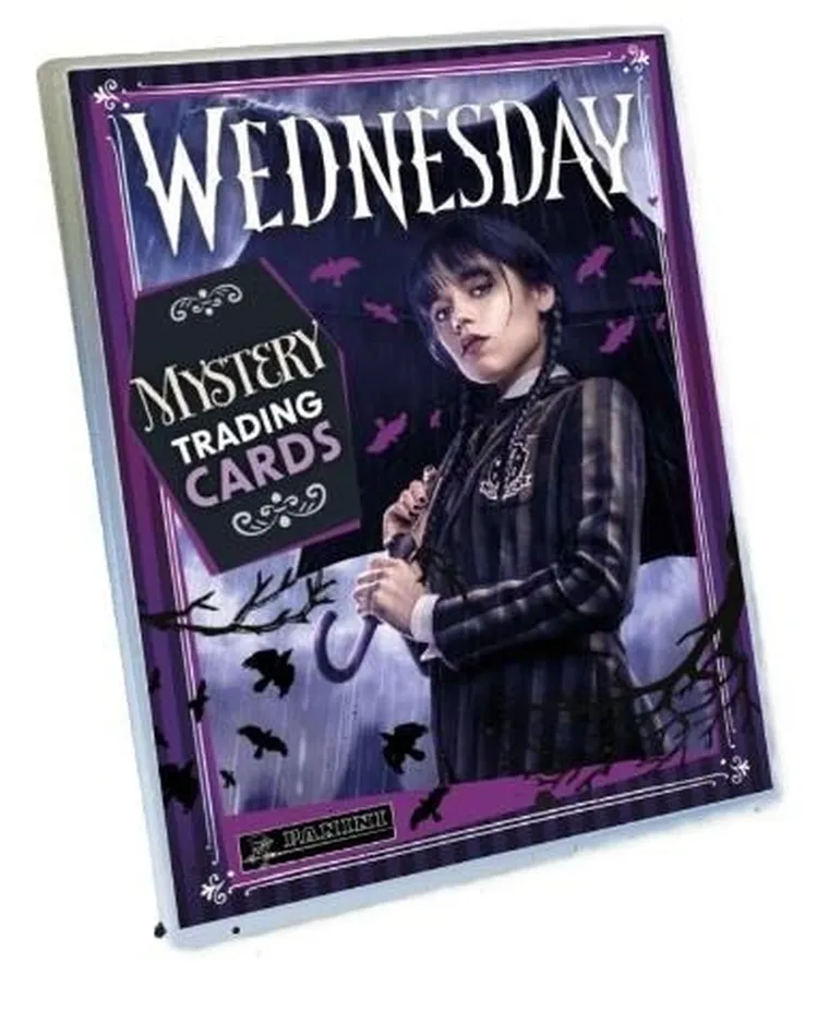 Panini, Wednesday, zestaw startowy, album kolekcjonera z kartami kolekcjonerskimi