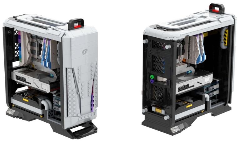 Pantasy, PC Komputer do gier X iGame, klocki konstrukcyjne, 1000 elementów