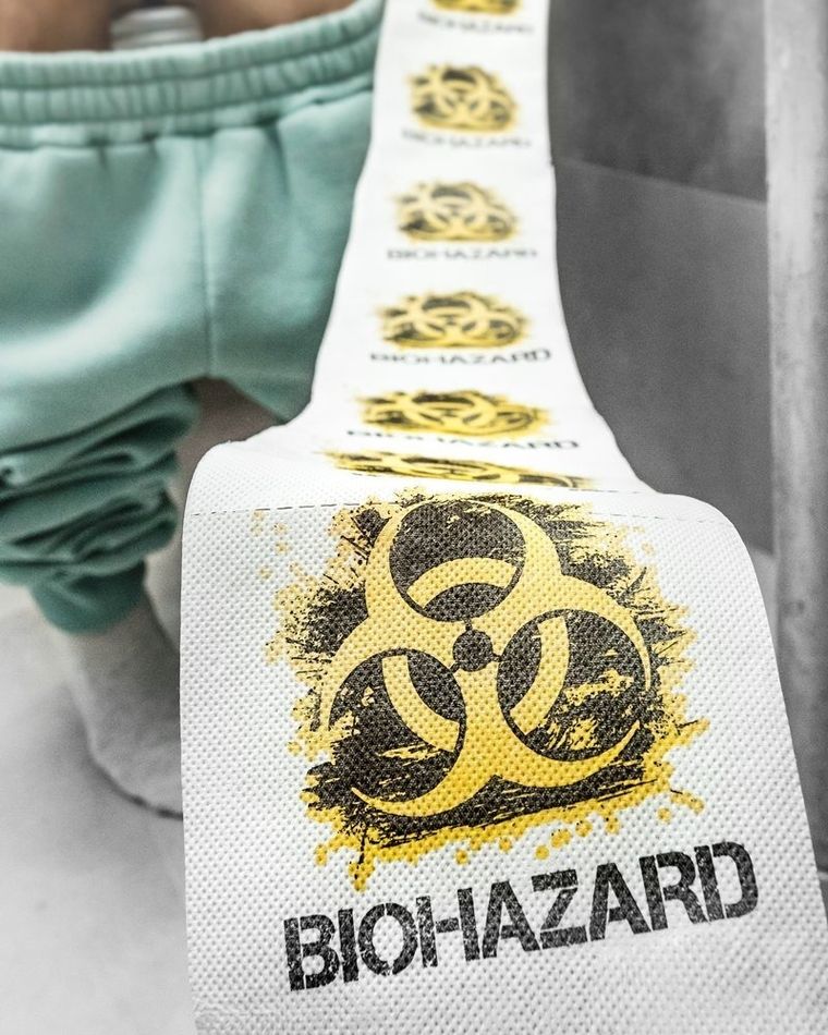 Papier toaletowy, Biohazard XL, biały