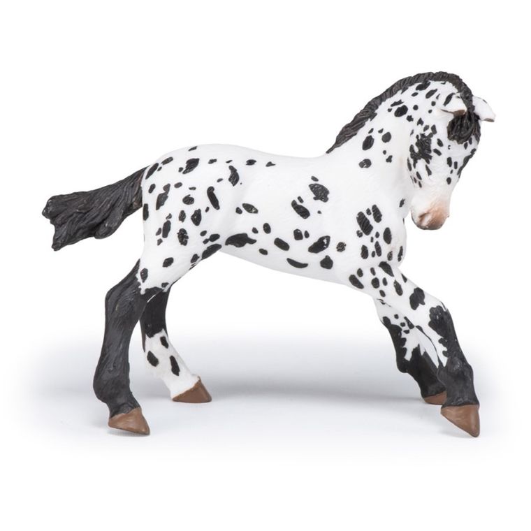 Papo, Czarne źrebię rasy appaloosa, figurka kolekcjonerska