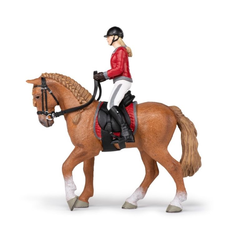 Papo, Koń z amazonką, figurka