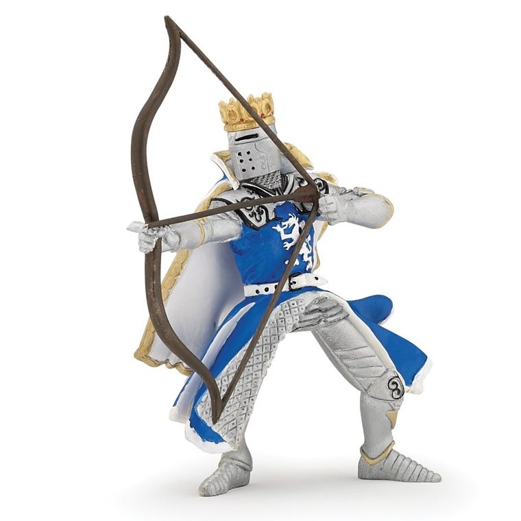 Papo, Król Smoka niebieski z łukiem, figurka
