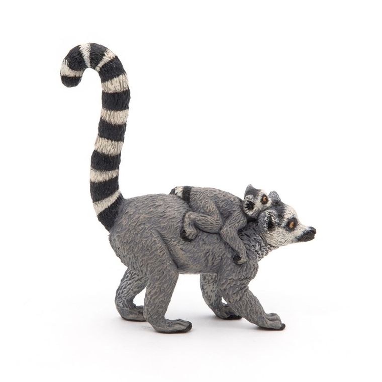 Papo, Lemur z młodym, figurka kolekcjonerska