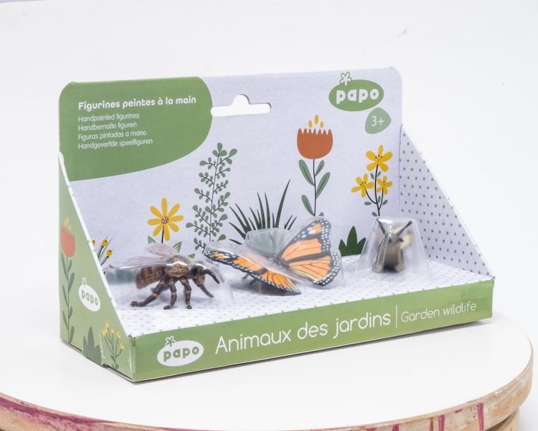 Papo, zwierzęta i owady, figurki, 3 szt.
