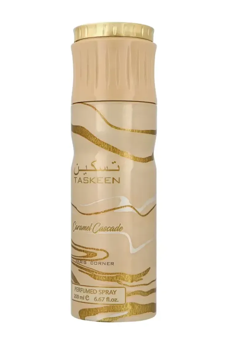 Paris Corner, Taskeen Caramel Cascade, dezodorant w sprayu, 200 ml