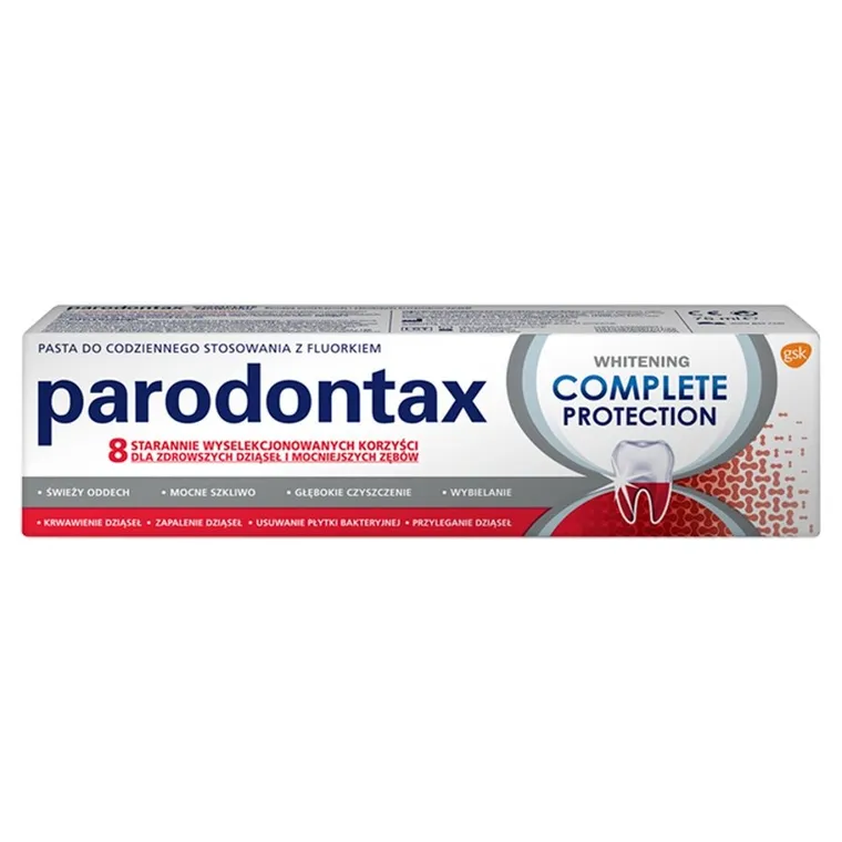 Parodontax, Complete Protection Whitening, pasta do zębów, 75 ml