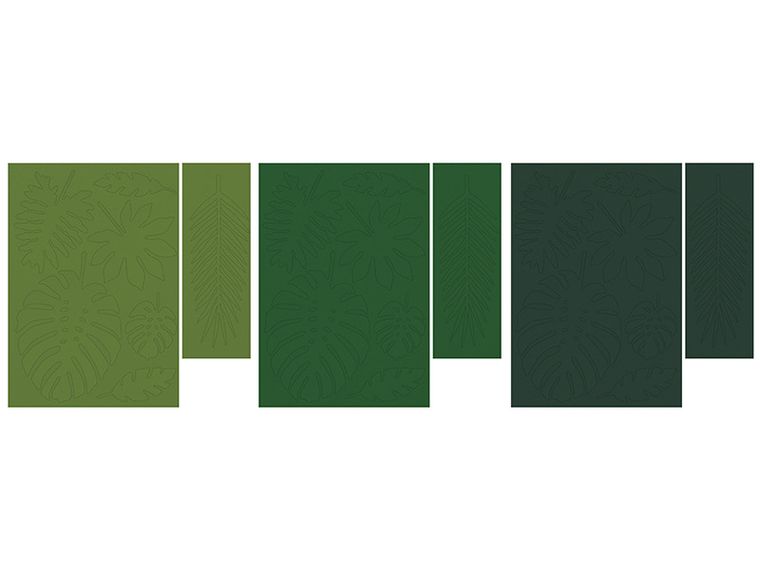 PartyDeco, Aloha Party, dekoracje papierowe aloha-liście tropikalne, mix, 21 szt.