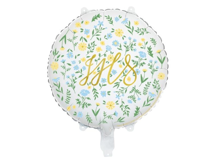 PartyDeco, balon foliowy, IHS, 45 cm
