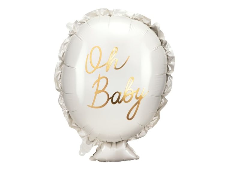 PartyDeco, balon foliowy, oh baby, 53-69 cm