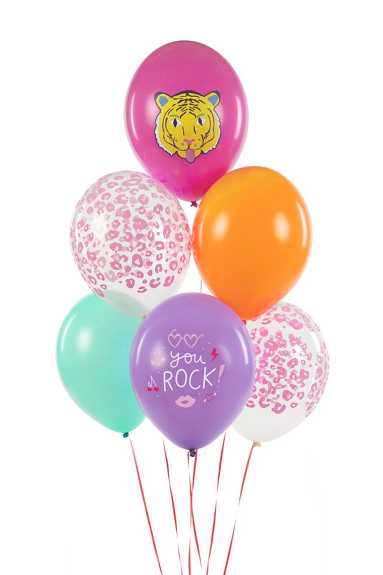 PartyDeco, balony 30 cm, You Rock, mix, 6 szt.