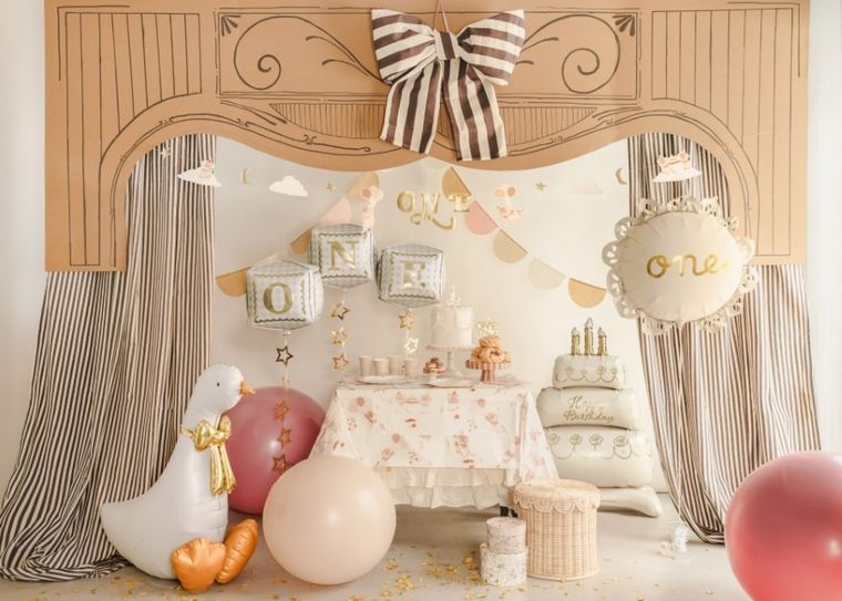 PartyDeco, balony foliowe, kostki, one, 34-36 cm, 3 szt.