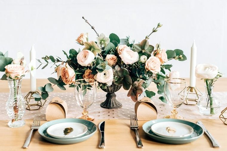 PartyDeco, dekoracyjna organza z nadrukiem, biała