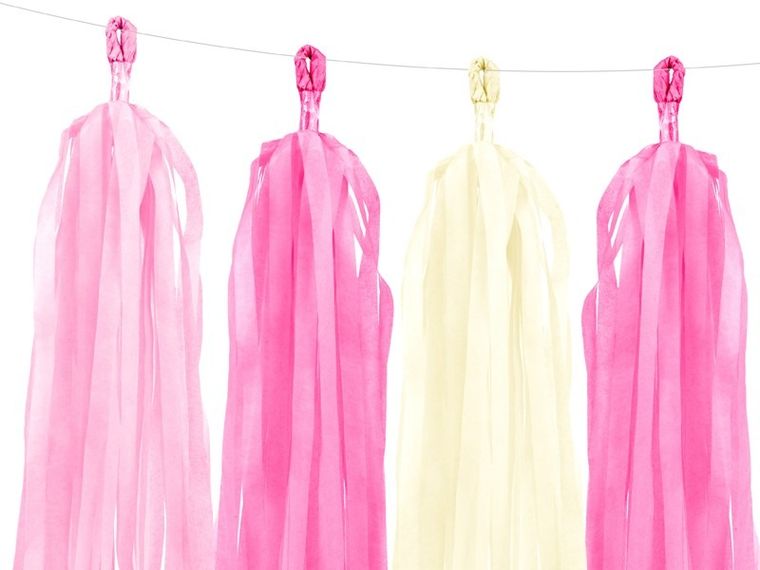 PartyDeco, girlanda frędzle, mix