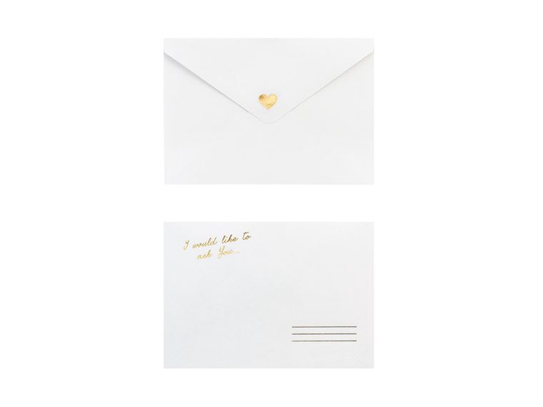 PartyDeco, kartka z bransoletką Will you be my Maid of honor, 10.5-14.8 cm, 1 szt.