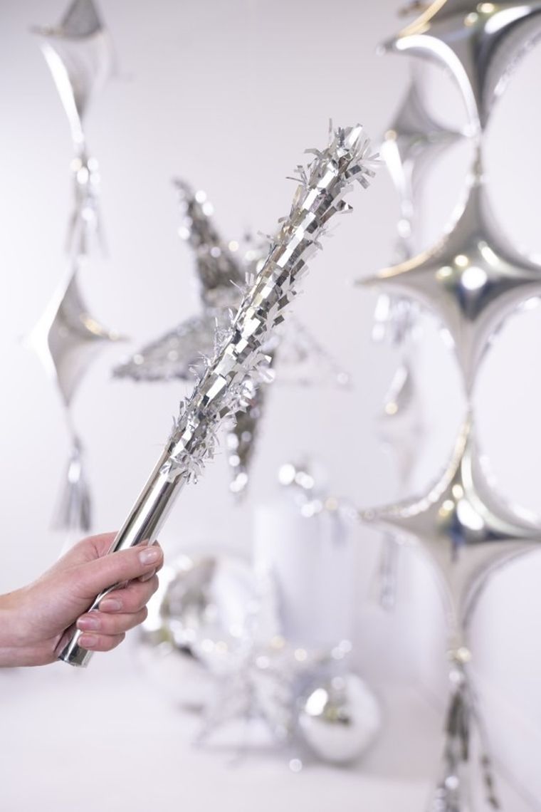 PartyDeco, kij do rozbijania piniaty, holograficzny, 40 cm