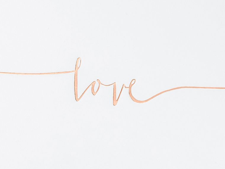 PartyDeco, księga gości weselnych Love, 24-18,5 cm, biała, 22 kartki