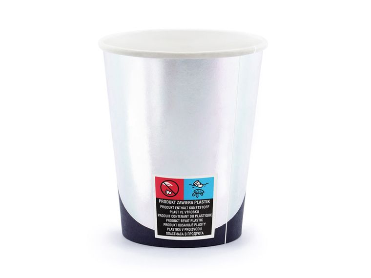 PartyDeco, kubeczki Kosmos, 200 ml, 6 szt.