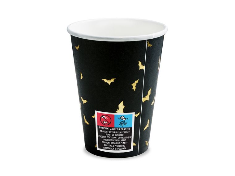 PartyDeco, kubeczki Trick or Treat, 220 ml, 6 szt.