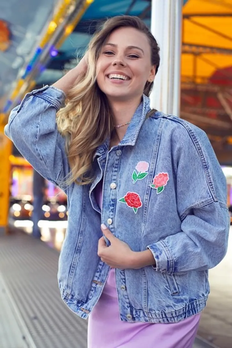 PartyDeco, kwiaty, naprasowanki, 3 szt.