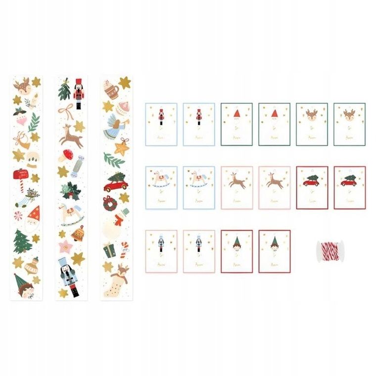 PartyDeco, Merry Christmas, naklejki