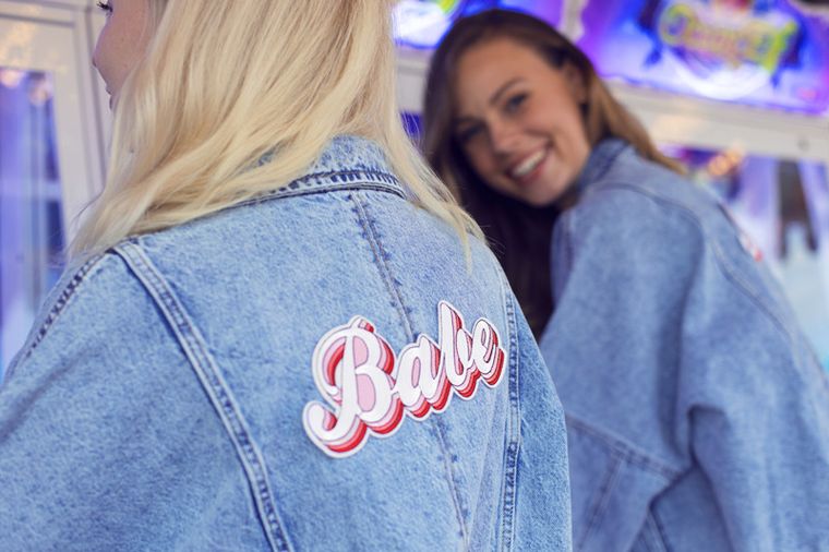 PartyDeco, naprasowanka Babe, mix, 20-8 cm, 1 szt.