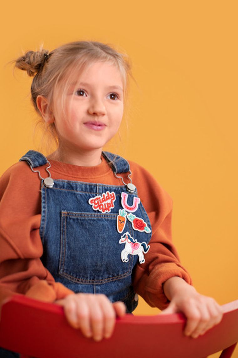 PartyDeco, naprasowanki Giddy up, mix, 2-7-3.5-7 cm, 5 szt.