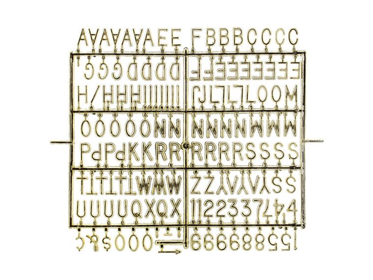 PartyDeco, nowoczesna dekoracyjna drewniana tablica z literami Serce, biały, 31-29 cm