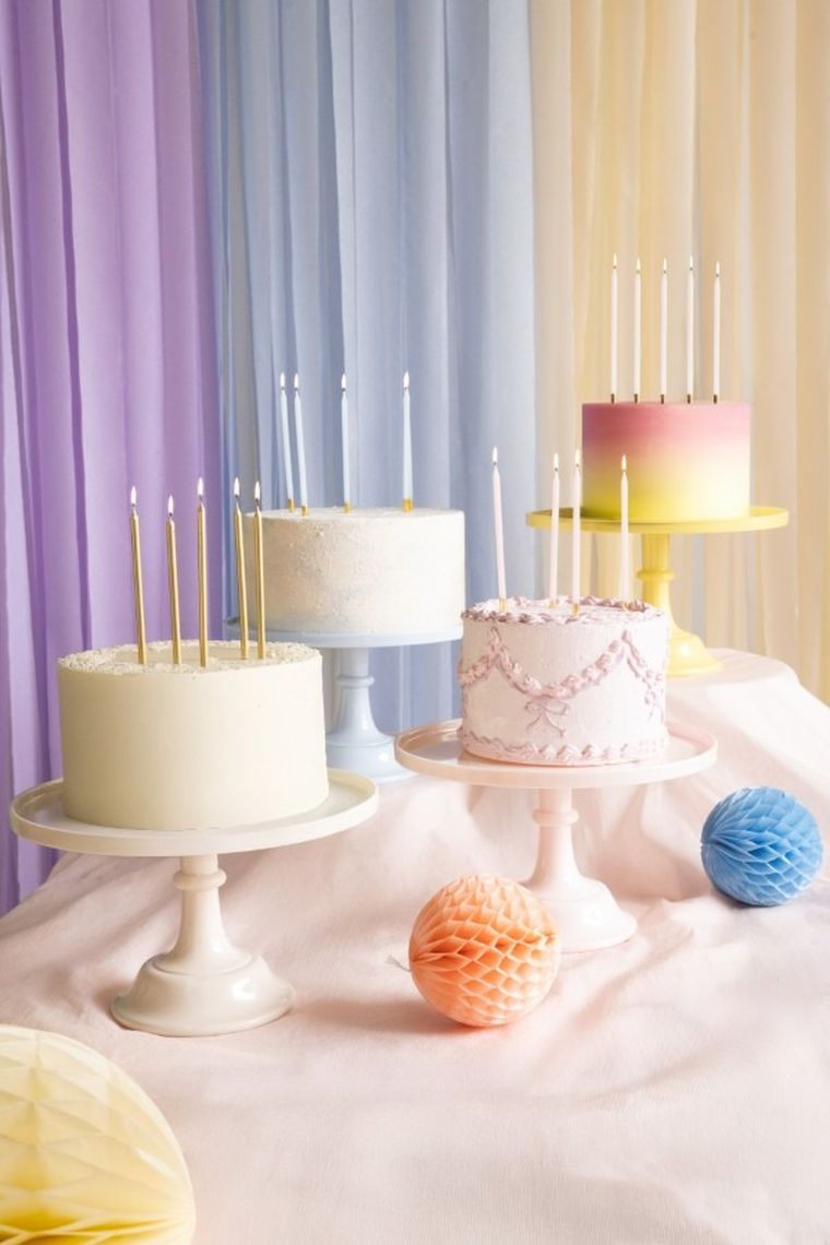 PartyDeco, patera na słodycze, żółty, 24-14,5 cm