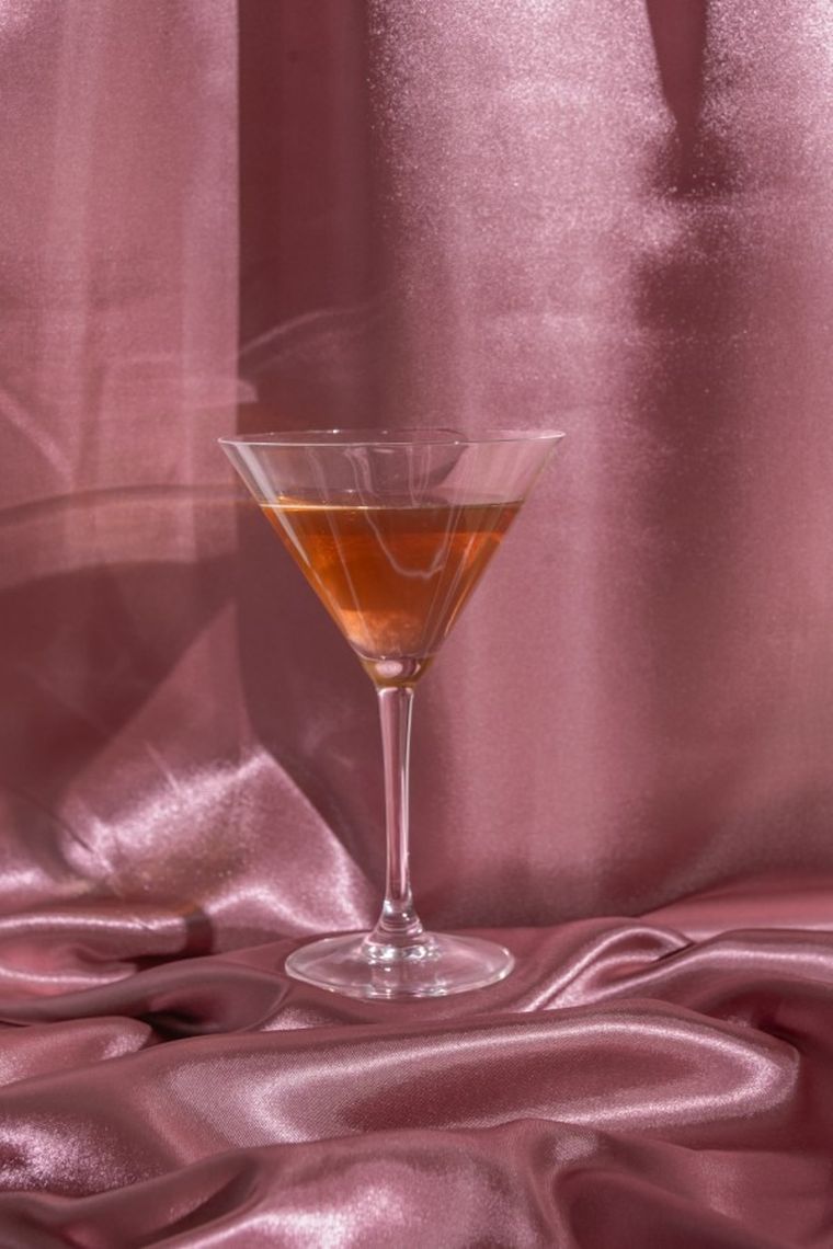 PartyDeco, satyna gładka, ciemy różowy, 0,48-9m