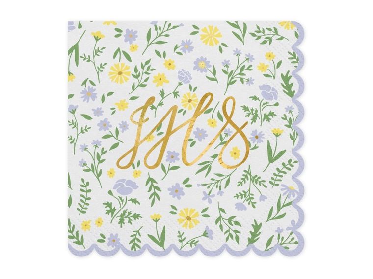 PartyDeco, serwetki, IHS, 33-33 cm, 20 szt.