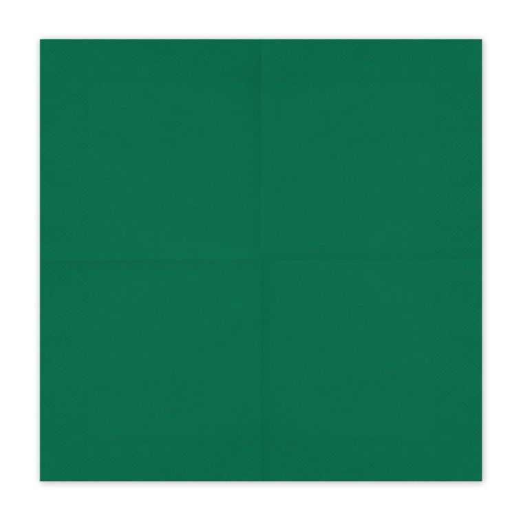 PartyDeco, serwetki papierowe, ciemny zielony, 33-33 cm, 20 szt.