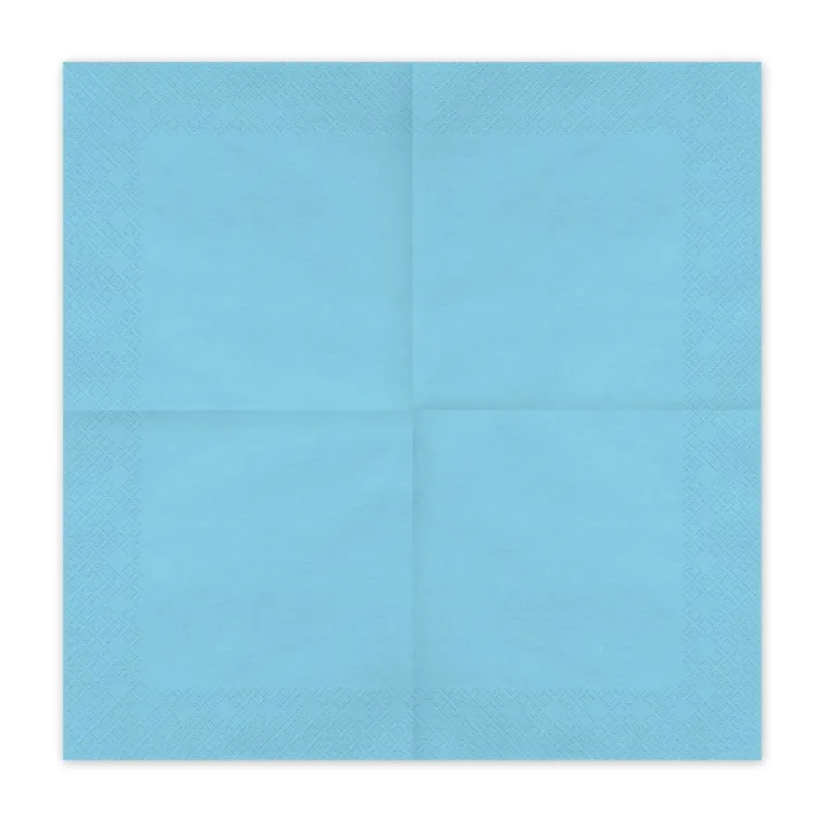 PartyDeco, serwetki papierowe, jasny niebieski, 33-33 cm, 20 szt.