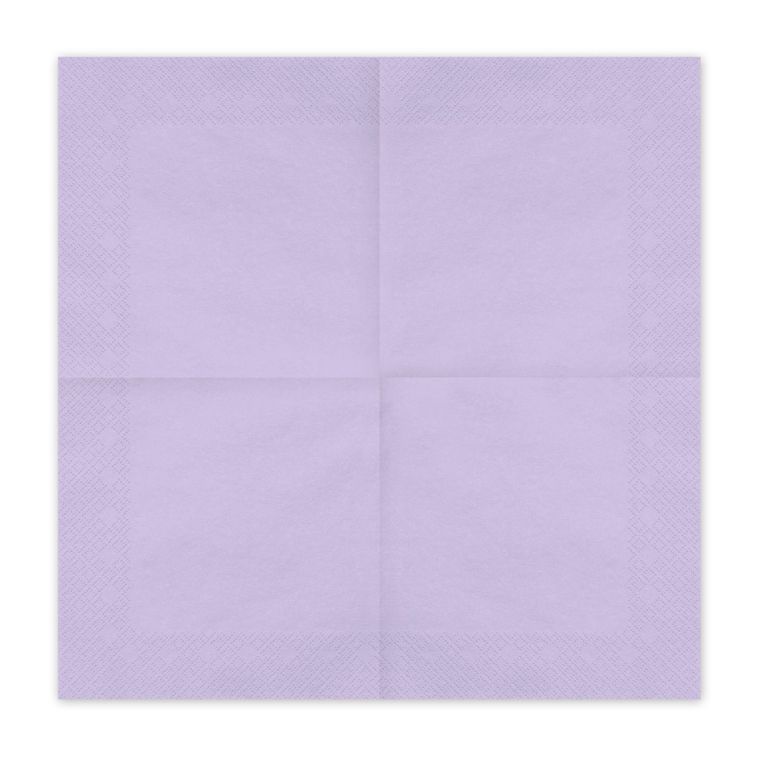 PartyDeco, serwetki papierowe, lawenda, 33-33 cm, 20 szt.