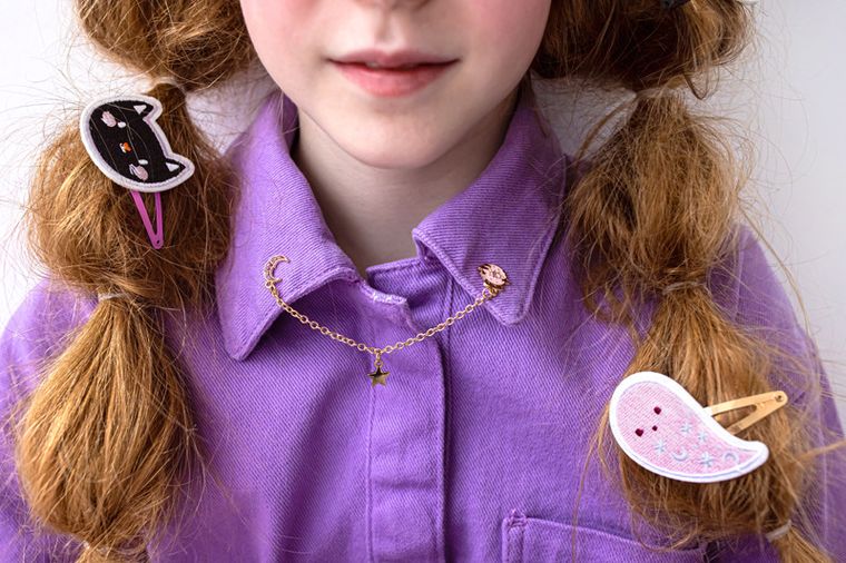 PartyDeco, spinki do włosów Halloween, mix, 3 szt.