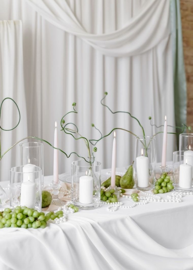 PartyDeco, szklana tuba na świece, 10-23 cm