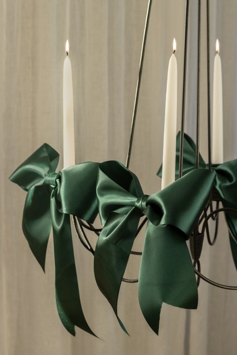 PartyDeco, tasiemka satynowa, butelkowa zieleń, 50 mm/25m