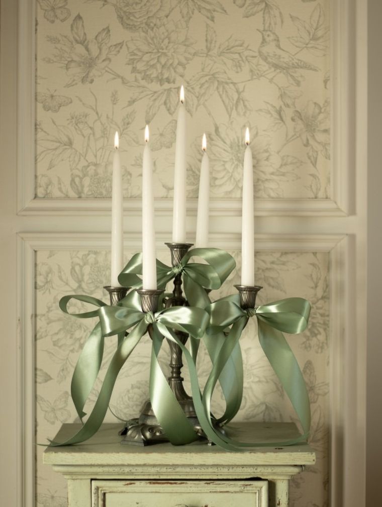 PartyDeco, tasiemka satynowa, szałwiowy, 38 mm/25m