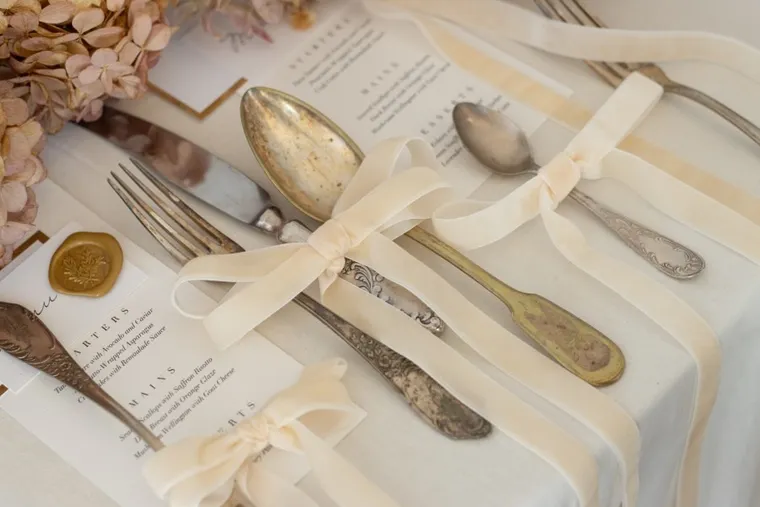 PartyDeco, tasiemka welurowa, beżowa, 15 mm/10mb