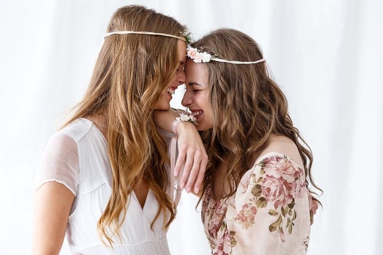 PartyDeco, wianek, jasna brzoskwinia, 18 cm