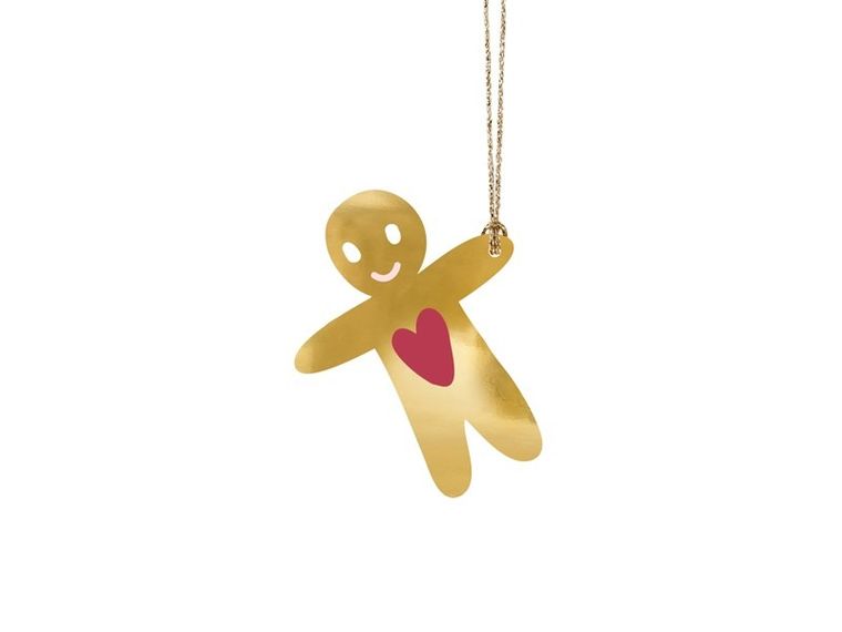 PartyDeco, zawieszki do prezentów, Mikołaj, 12 szt.