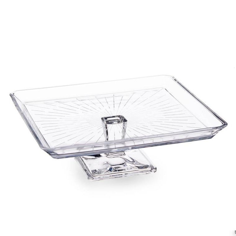 Pasabahce, patera na ciasto, Madlen, szklana