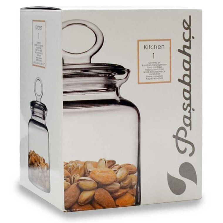 Pasabahce, słoik na ciastka z pokrywką, 1 l