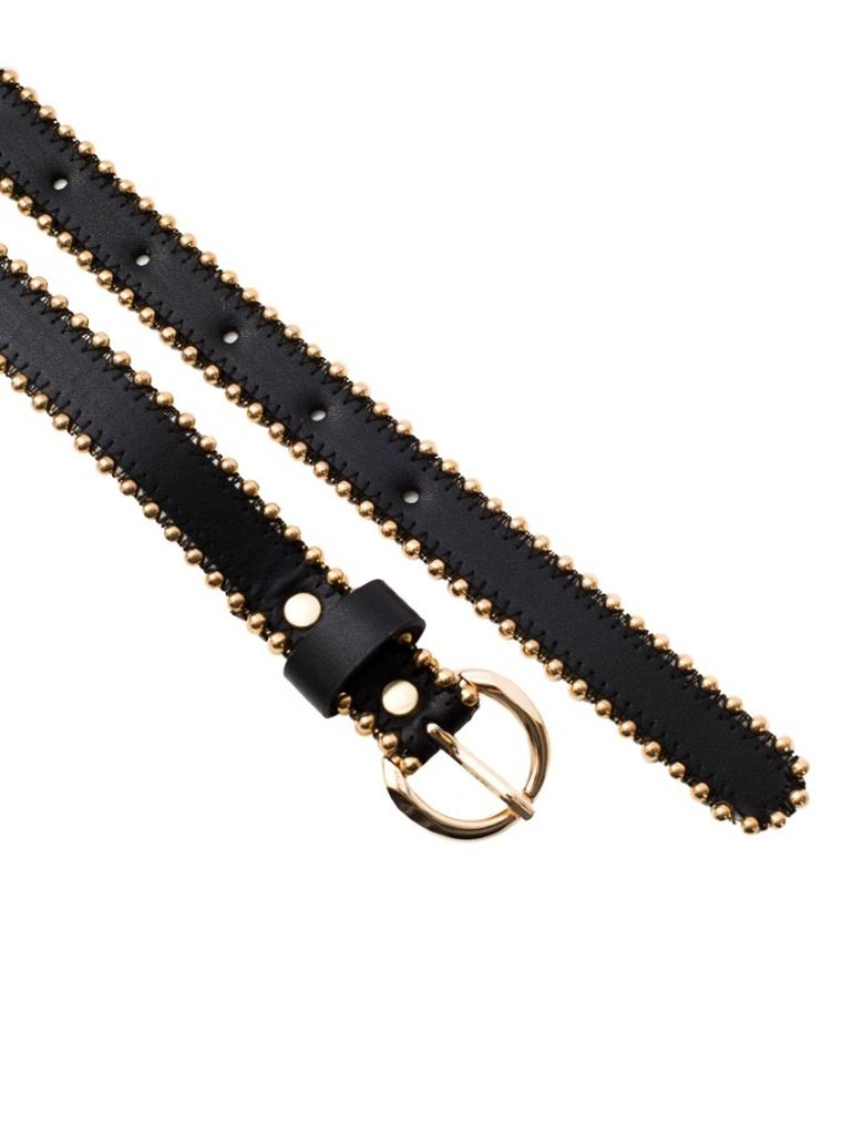 Pasek damski, czarny, Och Bella