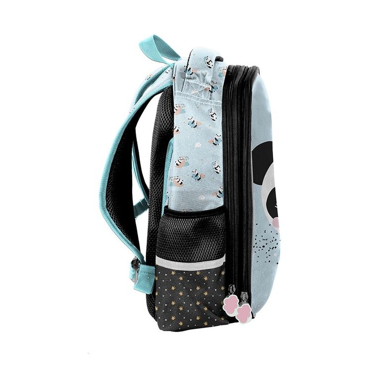 Paso, plecak szkolny, 2-komorowy, Panda Blue