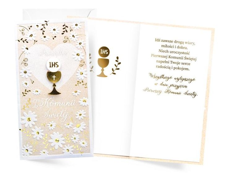 Passion Cards, karnet, Komunia