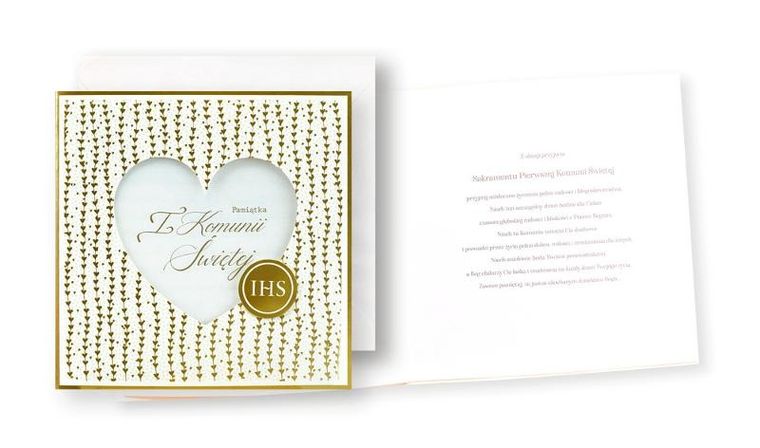 Passion Cards, karnet primus, Komunia