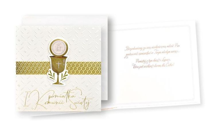 Passion Cards, karnet primus, Komunia